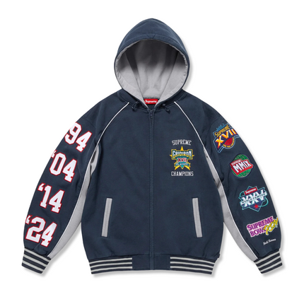 Playoffs Zip Up Hoodie Navy