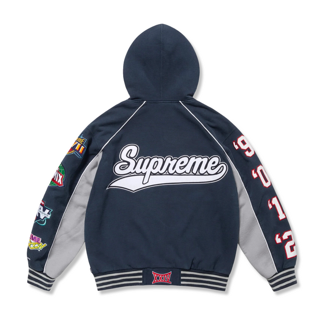 Playoffs Zip Up Hoodie Navy