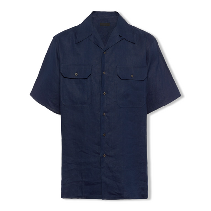 Linen Shirt Navy
