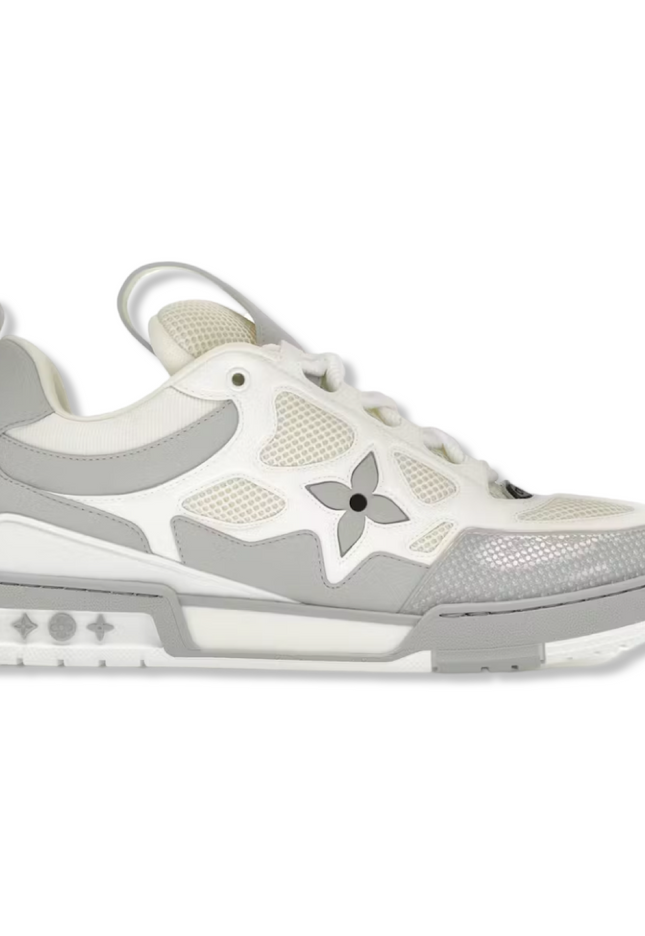 Skate Trainer in Grey/Cream