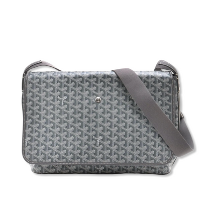 Capetien Leather Shoulder Bag Gray