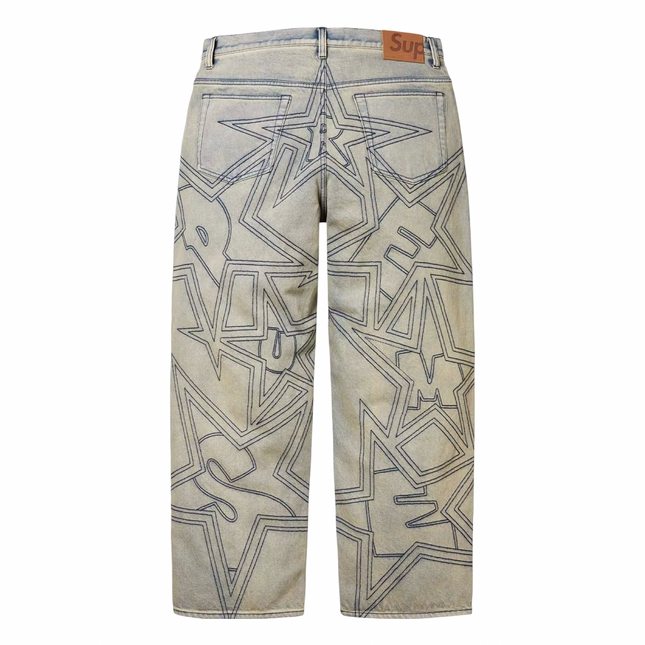 Star Logo Stitch Jeans