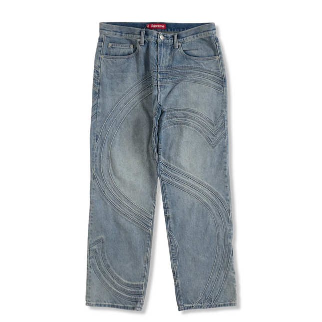 ‘S’ Blue Denim