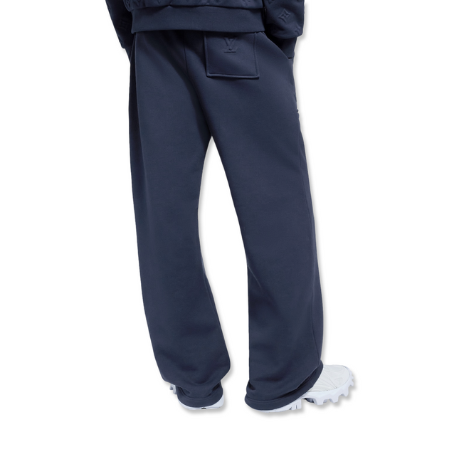 Monogram Embossed Sweatpants Navy