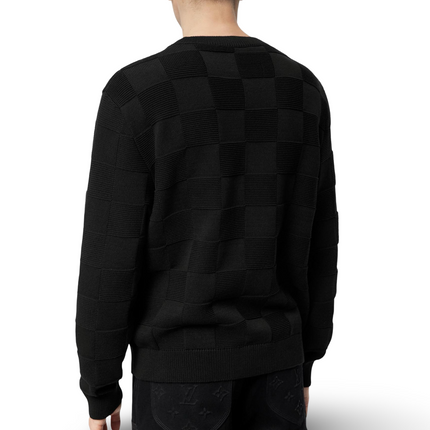Damier Stitch Sweater