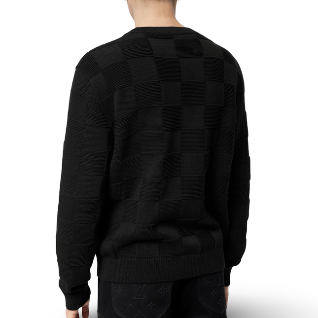 Damier Stitch Sweater