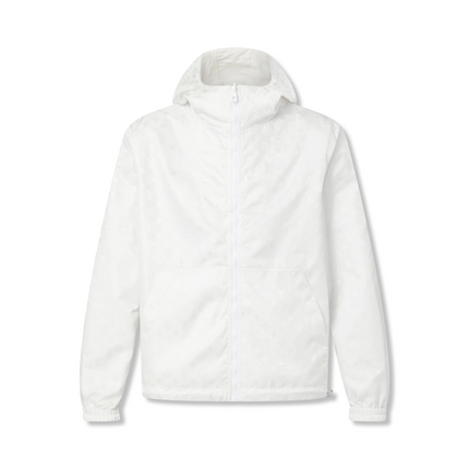 Monogram Reversible Windbreaker White
