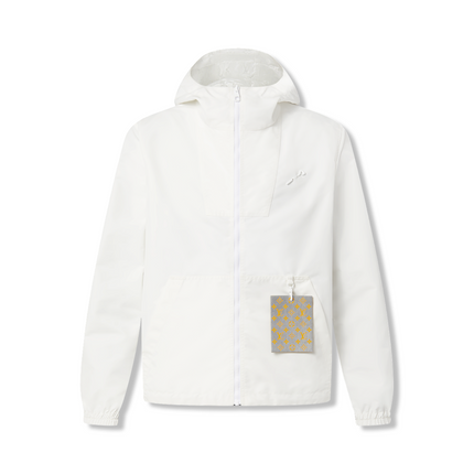 Monogram Reversible Windbreaker White