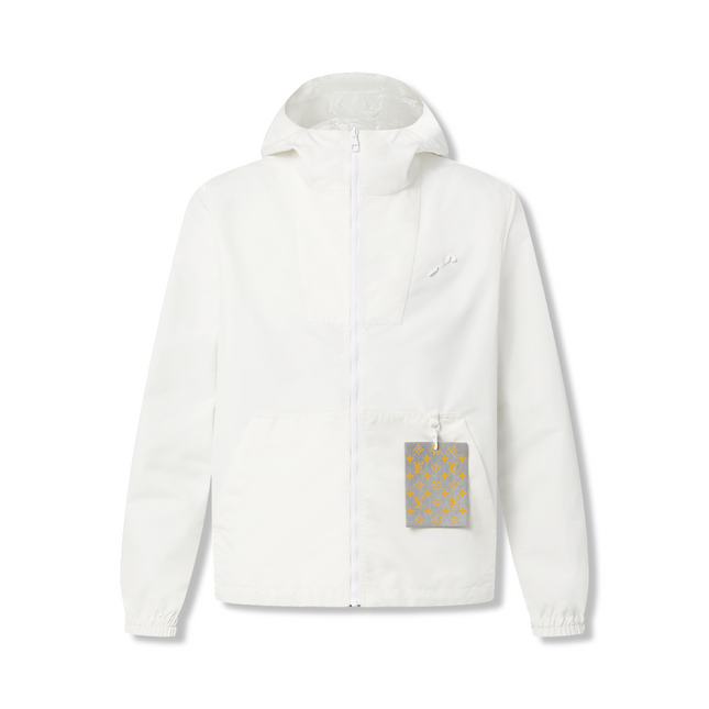Monogram Reversible Windbreaker White