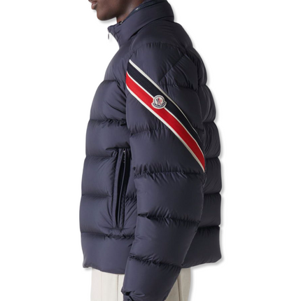 Solayan Striped Patch Down Jacket