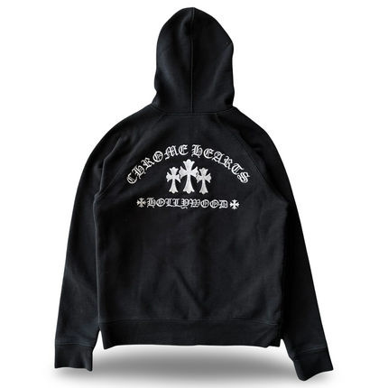 Triple Cross Embroidered Zip-Up