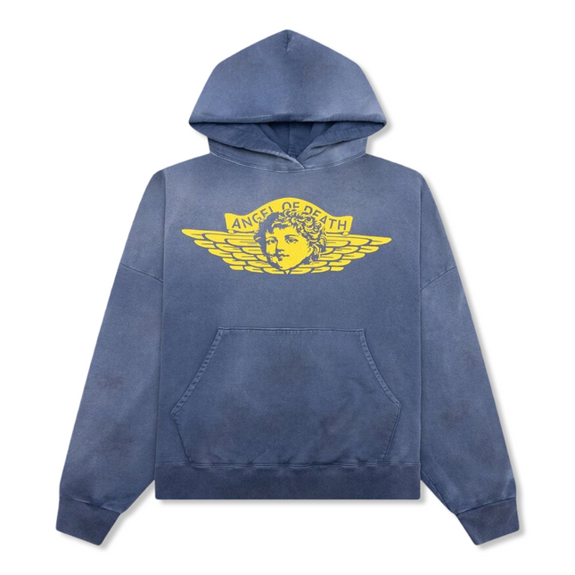 ‘Saint Tears’ Hoodie in Navy