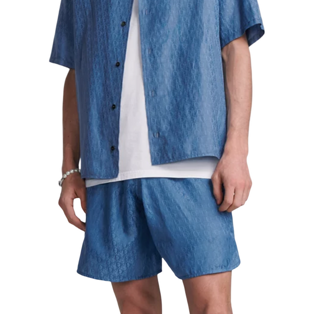 Oblique Silk Shorts