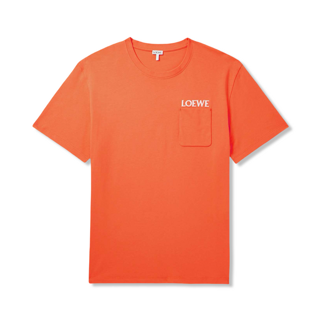 Embodied Logo Pocket T-Shirt Orange