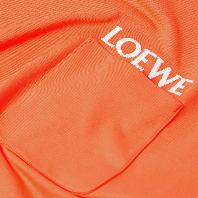 Embodied Logo Pocket T-Shirt Orange