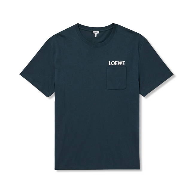 Embodied Logo Pocket T-Shirt Navy
