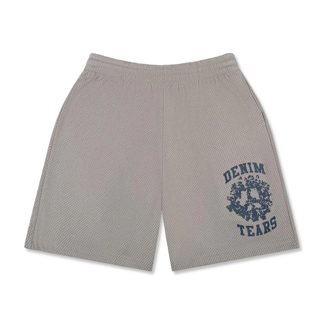 Mesh University Shorts Grey