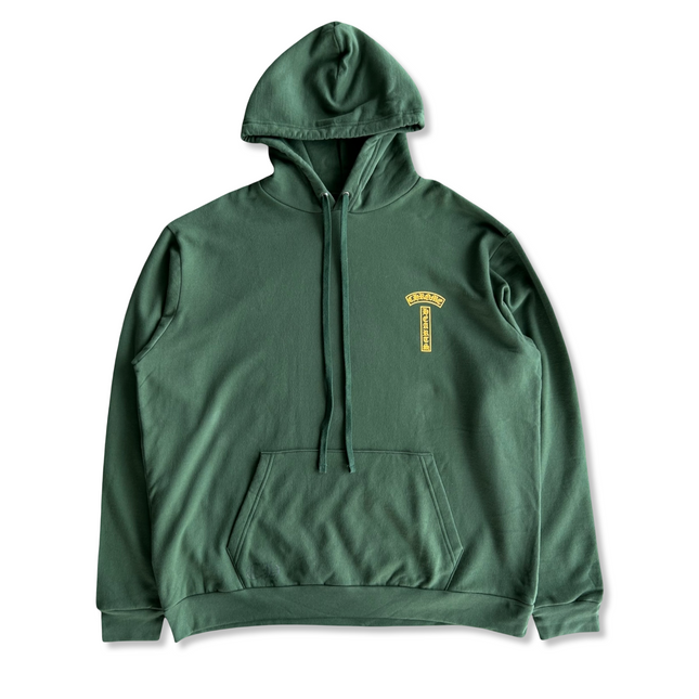 T Shape Logo Hoodie Green