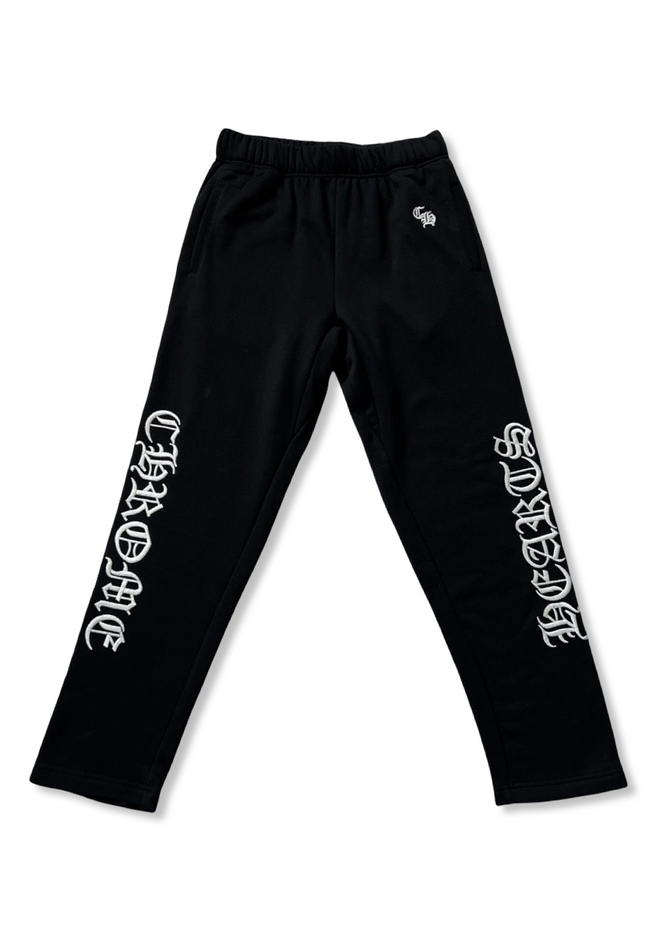 Embroidered Sweatpants Black