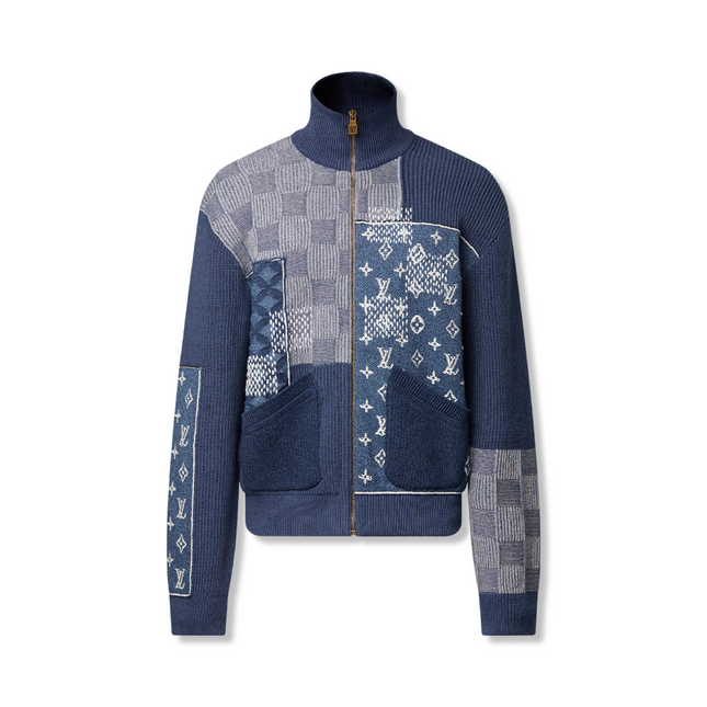 Zip Up Patchwork Tracktop
