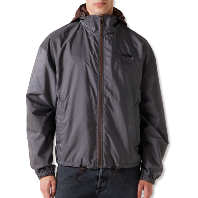 Reversible Hooded Re-Nylon Jacket