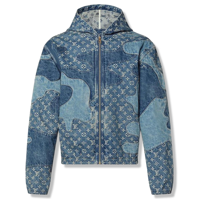 LV x Virgil Abloh Denim Patchwork Jacket