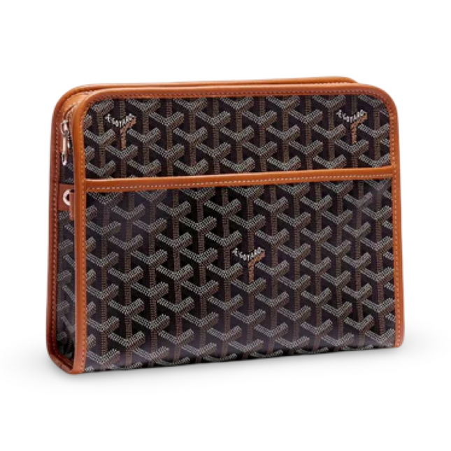 Jouvence Toiletry Bag MM Black/Brown