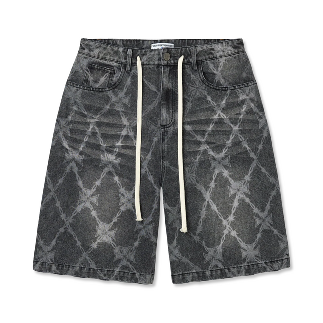 Ironwork Jorts Black