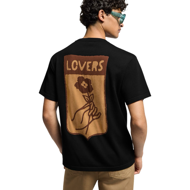 Cotton Trunk Print Black T Shirt