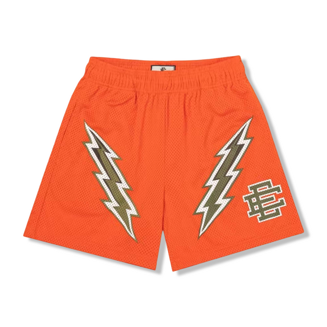 EE Mesh Shorts Lightning Orange