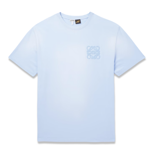 Washed Blue Anagram Logo T-Shirt