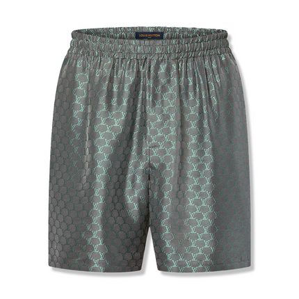 Jacquard Silk Blend Shorts