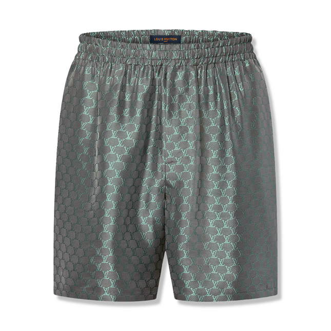Jacquard Silk Blend Shorts