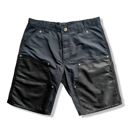 Nylon & Leather Carpenter Shorts