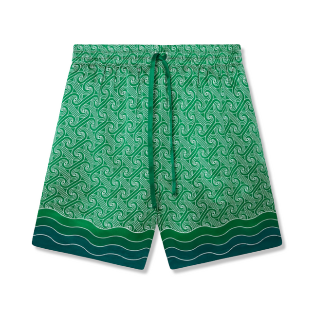 Column Silk Shorts