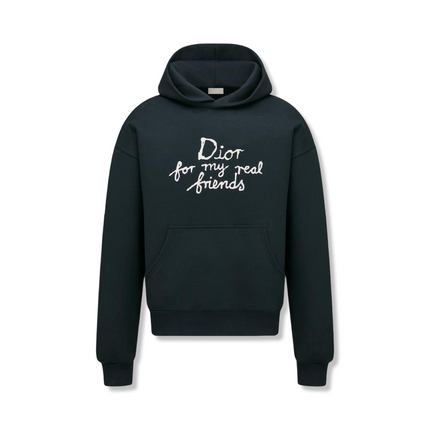 ‘Real Friends’ Logo Hoodie in Black