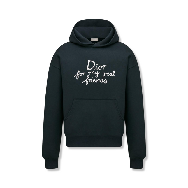‘Real Friends’ Logo Hoodie in Black